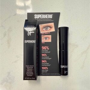【Brand New】it cosmetics SUPERHERO Mascara in Super black travle size 5ml